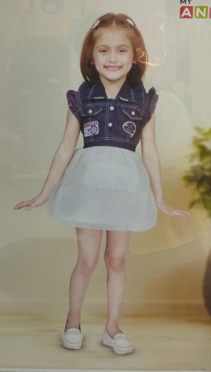 Denim short frocks