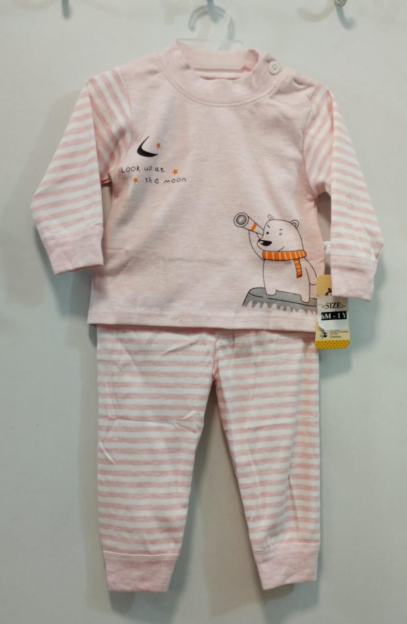 Light peach coords night wear unisex-Winnie the Pooh