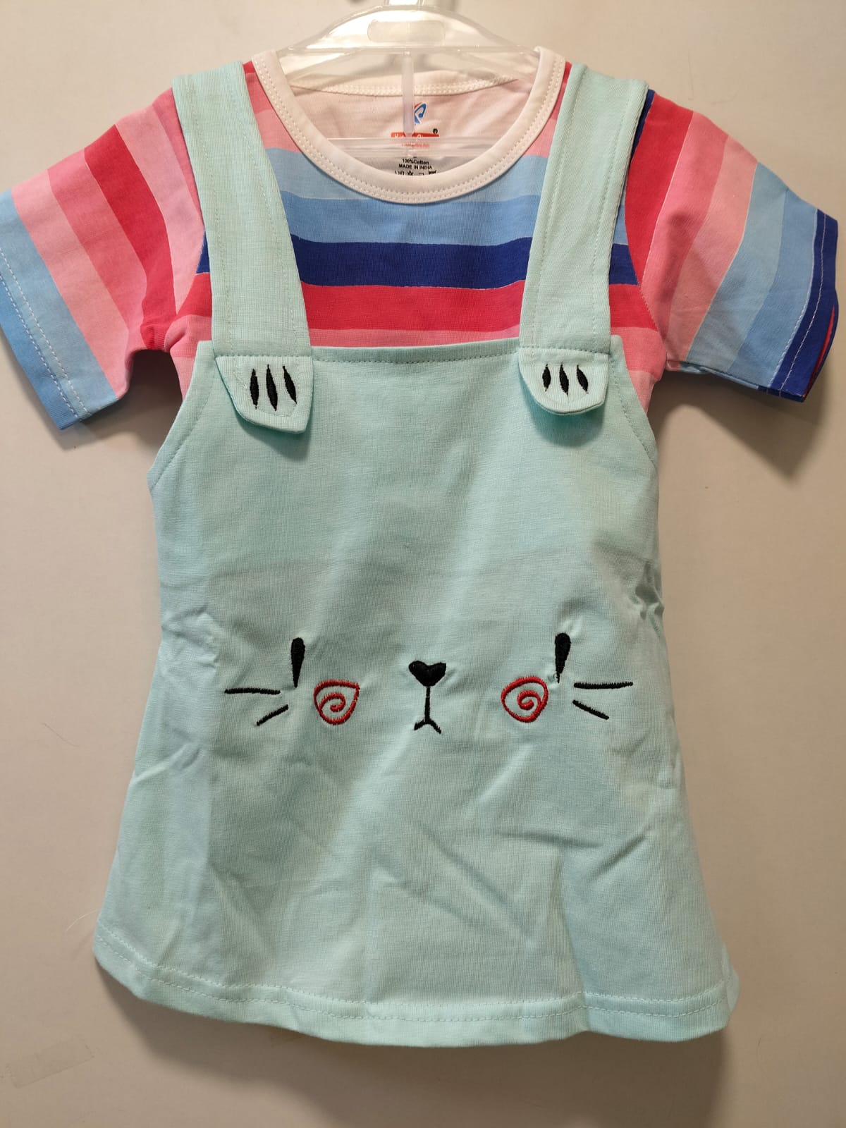 SEA GREEN PINAFORE DRESS