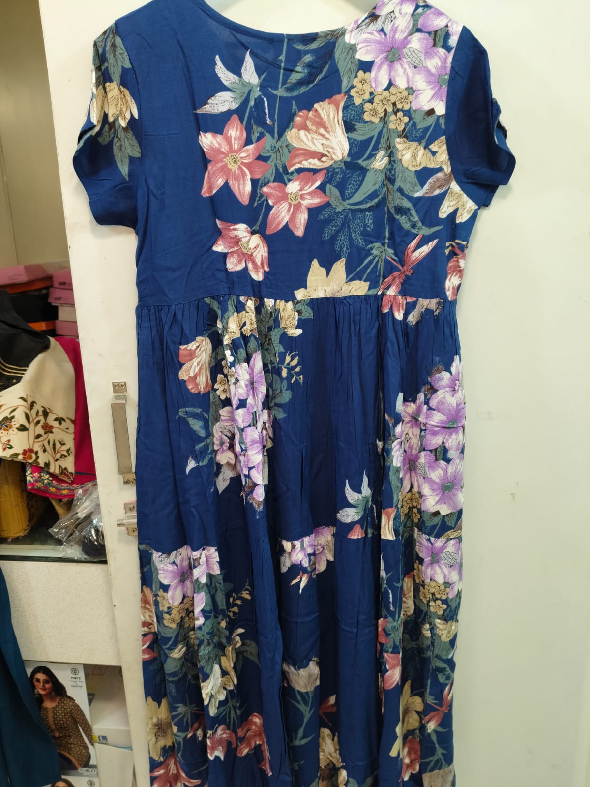 Rayon Maternity and feeding dress