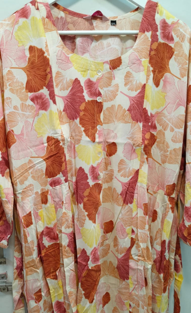 Rayon Maternity and feeding dress