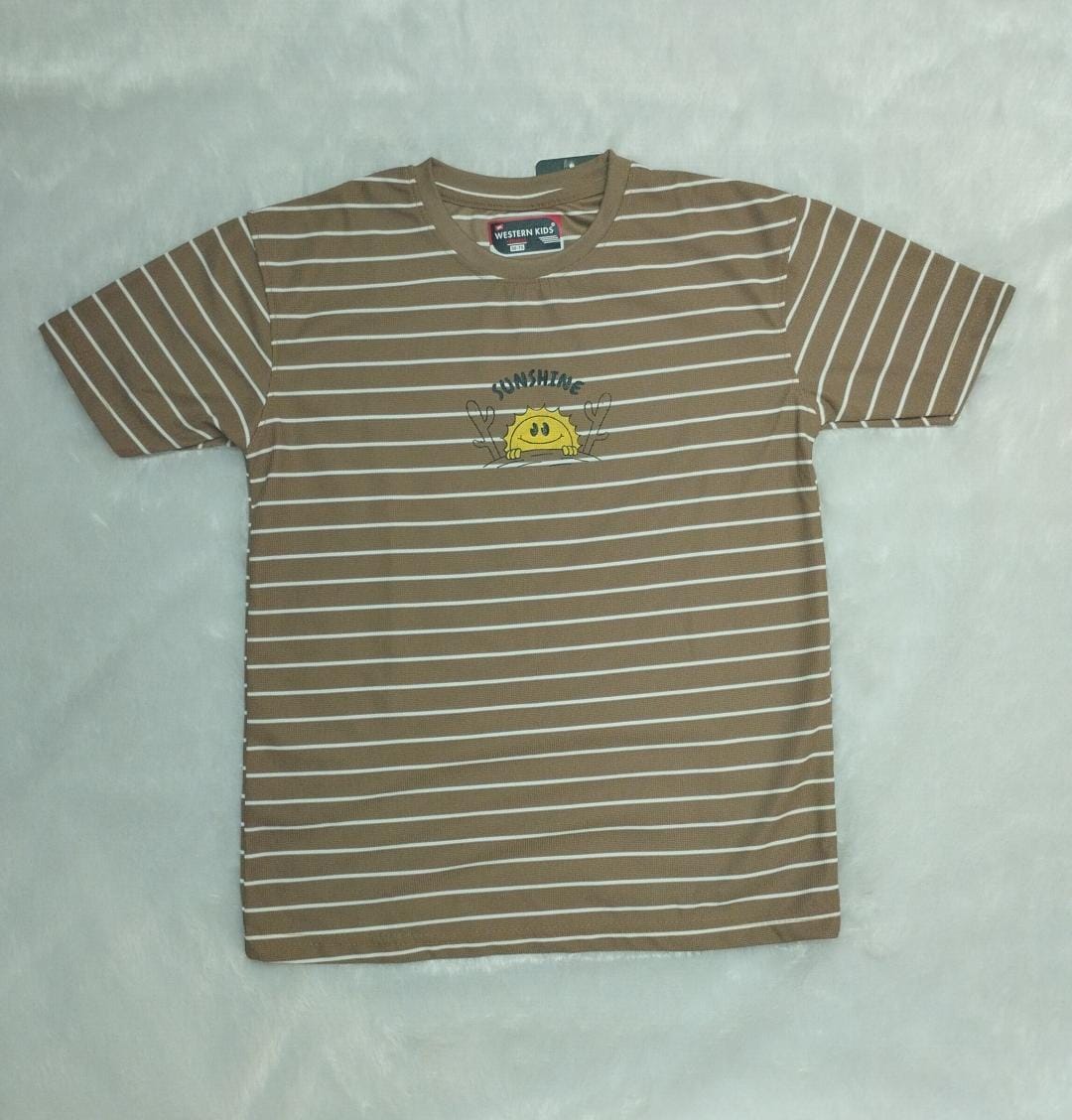 Short sleeves T-shirts combo pastel stripes