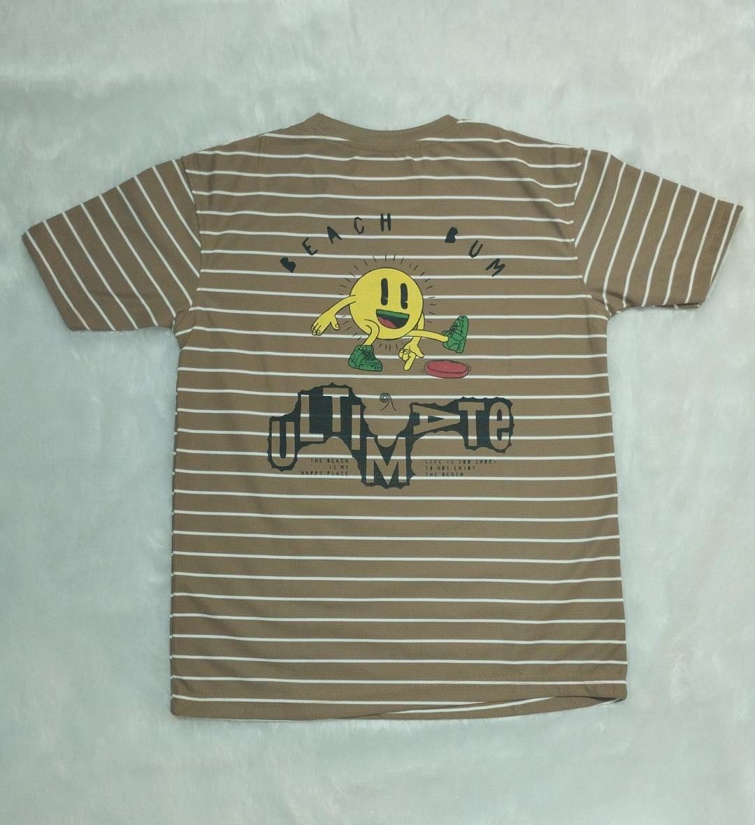 Short sleeves T-shirts combo pastel stripes