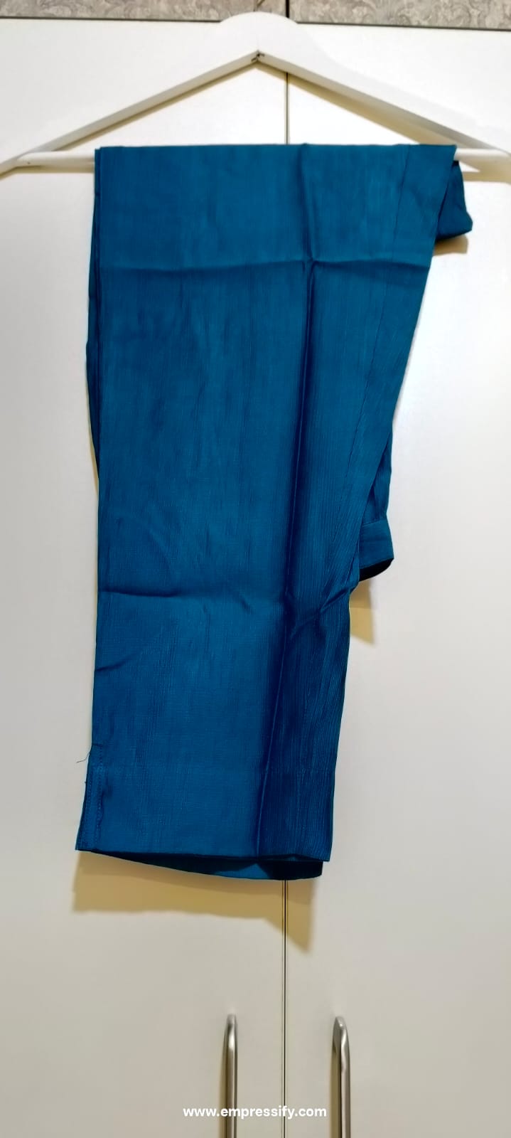 SILK NAVY BLUE FESTIVE KURTA SET