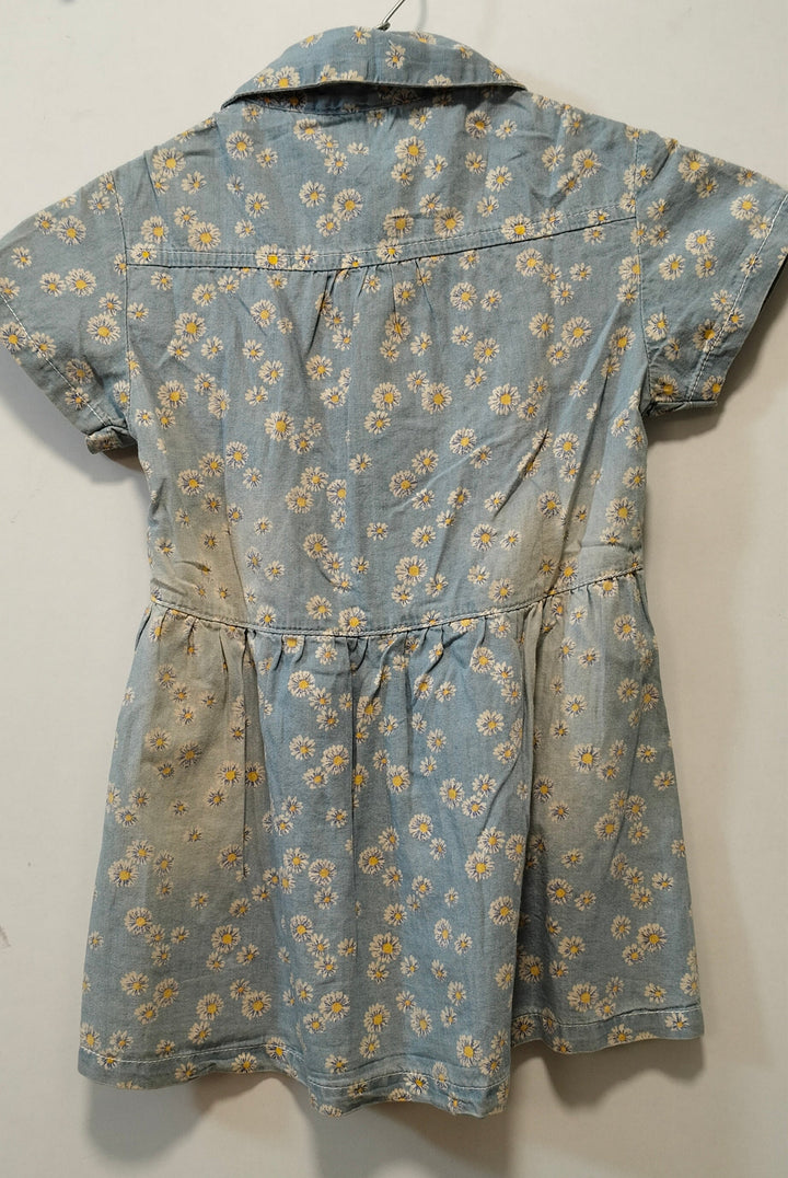 RUGGED DENIM SHIRT DRESS FOR GIRLS