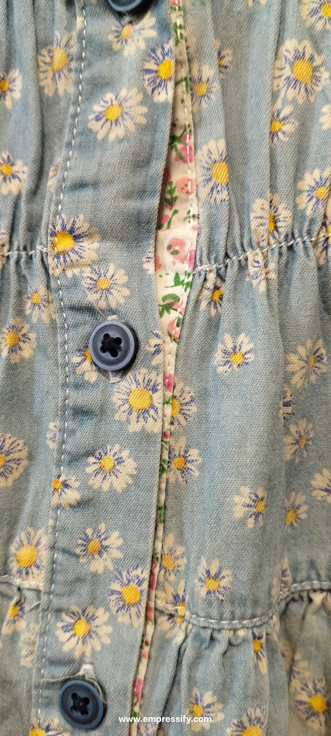 RUGGED DENIM SHIRT DRESS FOR GIRLS