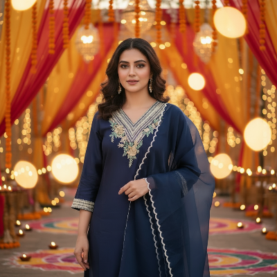 WOMENS FESTIVE KURTA SETS