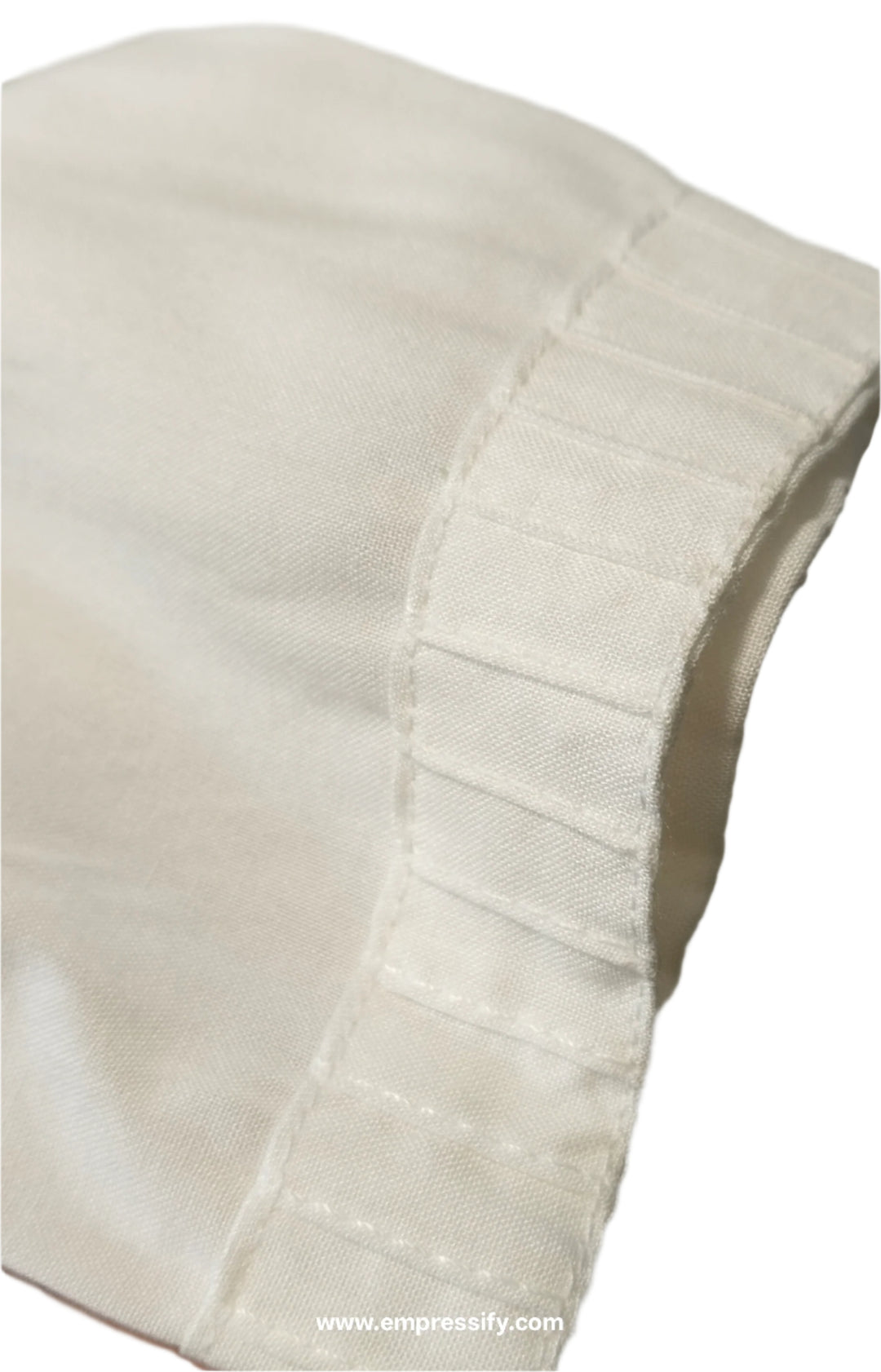 WHITE PIN TUCKS KURTI