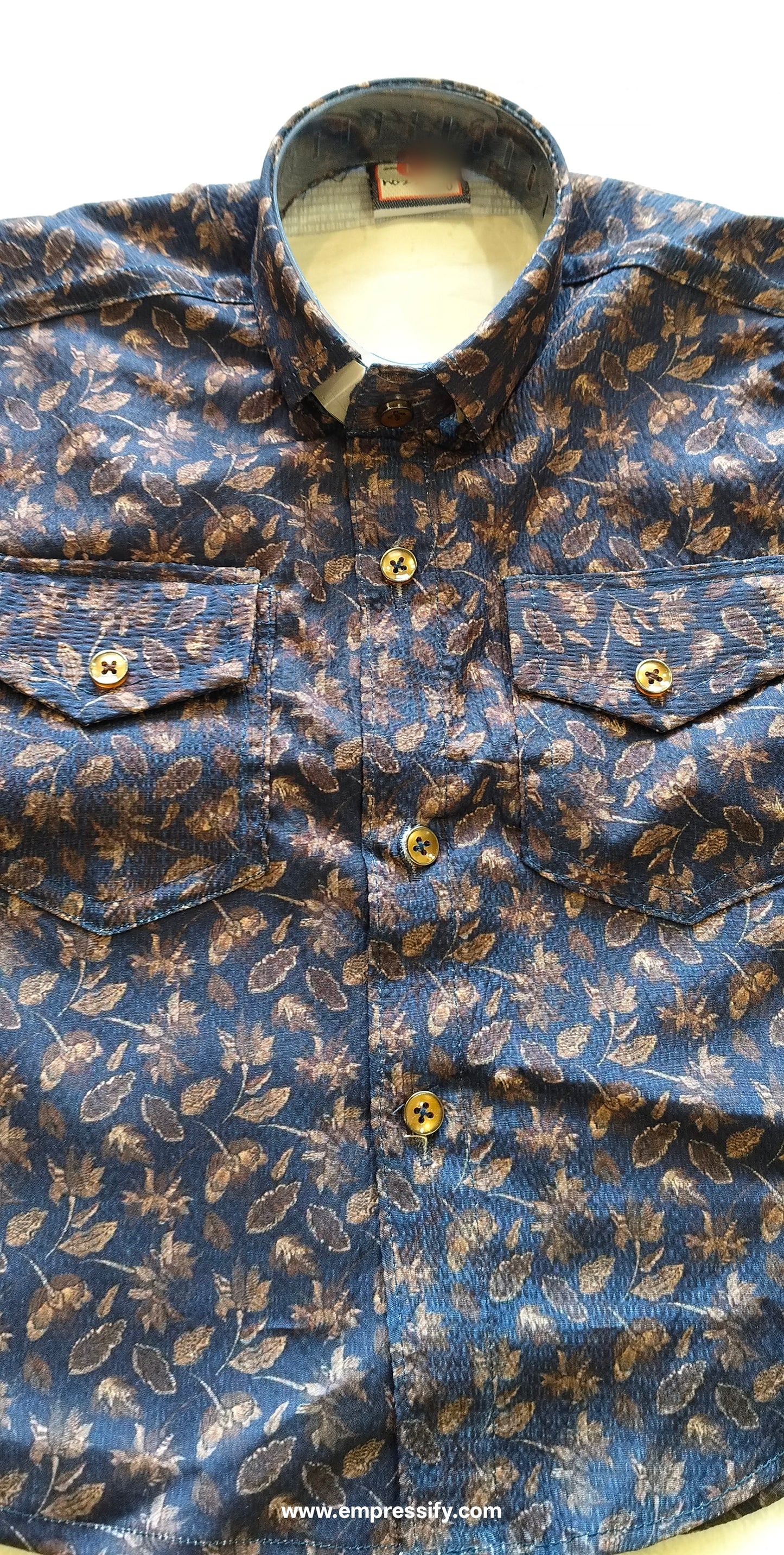PARTYWEAR SHIRT WITH PANTS FOR BOYS NAVY BLUE