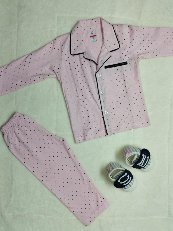 Baby pink unisex cotton coords and night wear