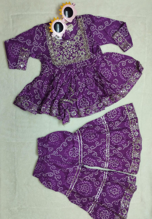 KURTA AND SHARARA COORD STYLE