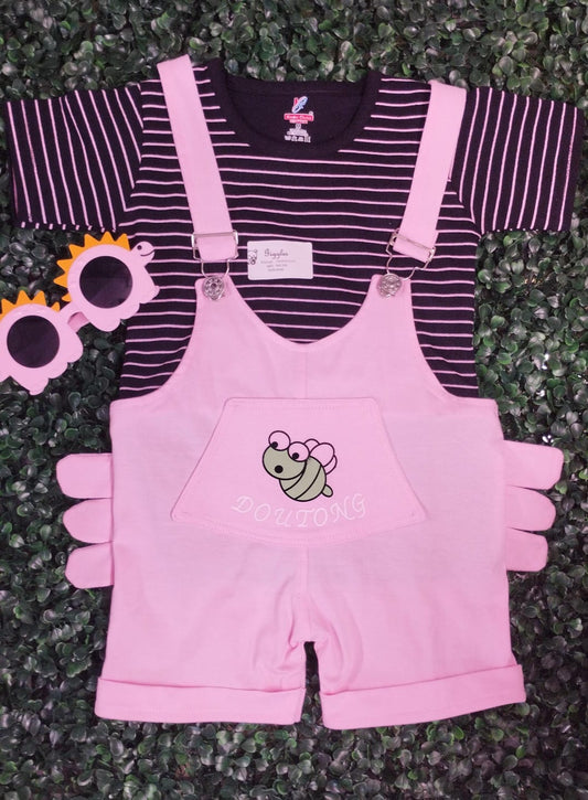 PINK JUMP SUIT-UNISEX-HONEYBEE