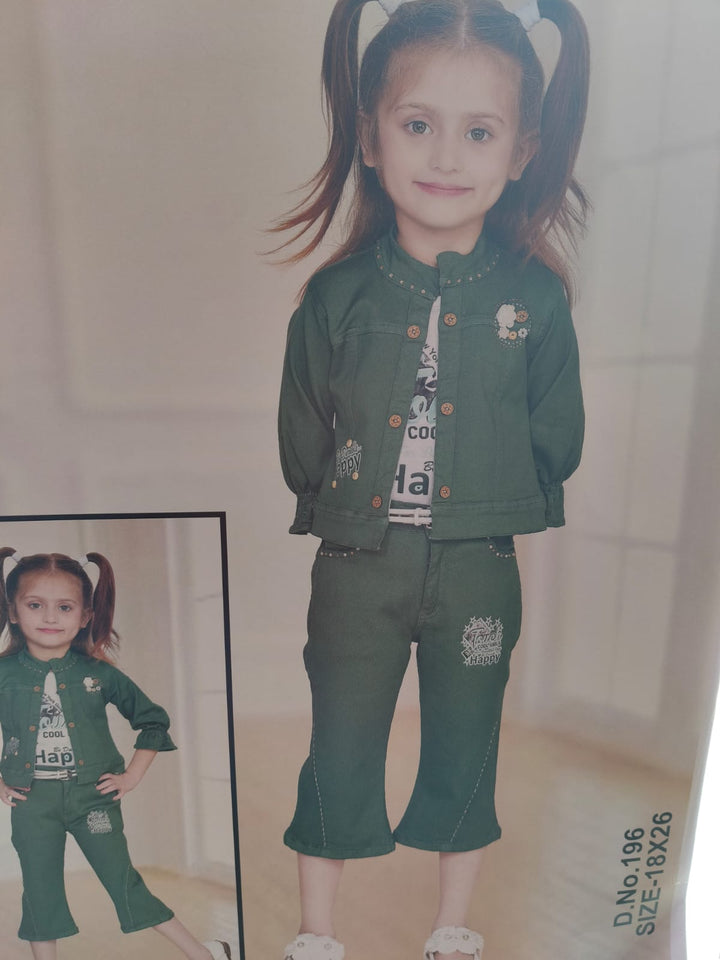 KIDS CASUAL COORDS DENIM