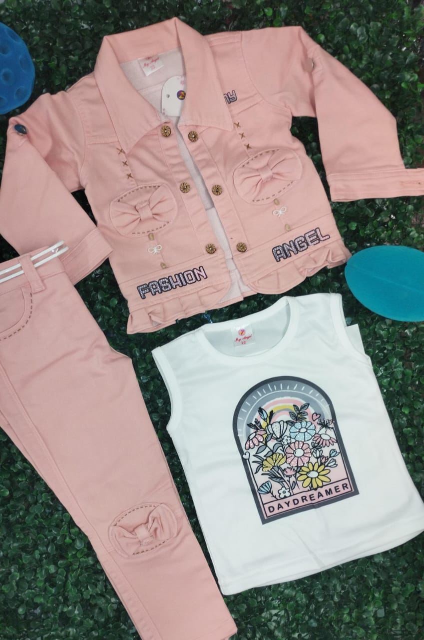 KIDS CASUAL WEAR FOR GIRLS DENIM
