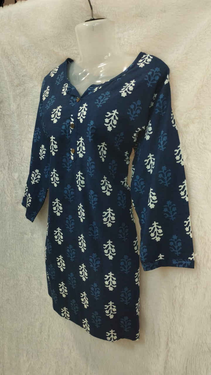 INDIGO SHORT KURTI
