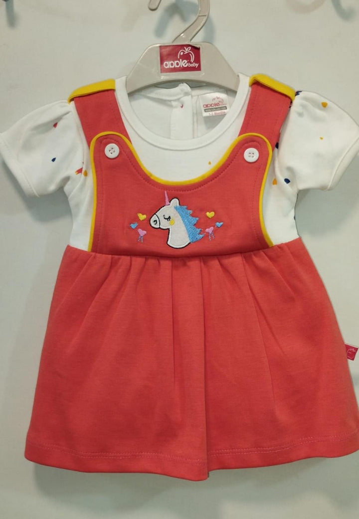 COTTON FROCK AND PANTY SET