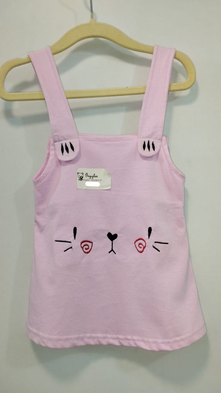 PINK PINAFORE DRESS