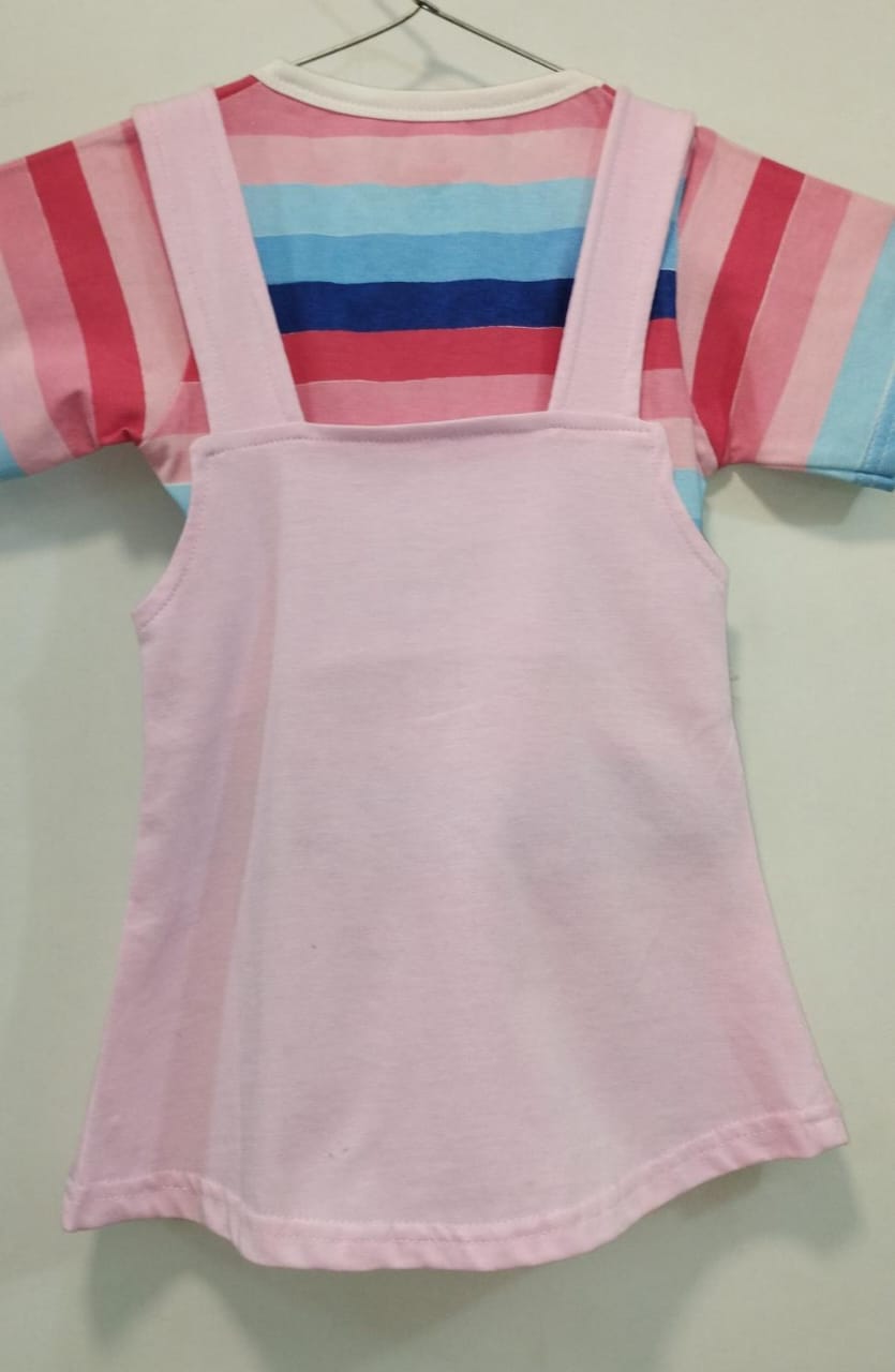 PINK PINAFORE DRESS