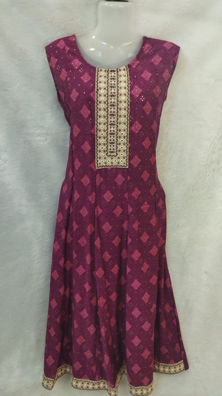 WOMEN'S FESTIVE WEAR KURTI / WOMEN'S ETHNIC WEAR | INDO WESTERN KURTI DRESS