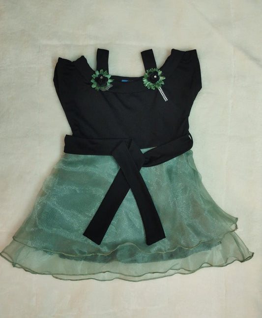GREEN PARTYWEAR  FROCKS