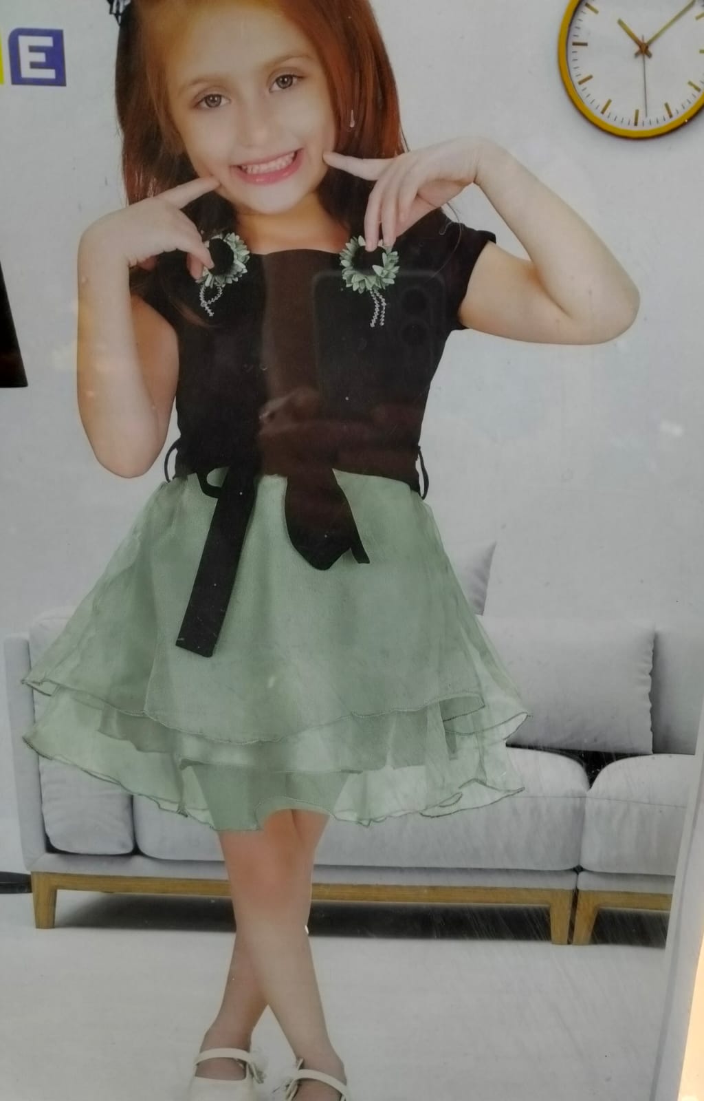 GREEN PARTYWEAR FOR GIRLS